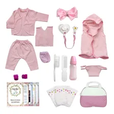 Boneca Reborn De Silicone Bebê Realista Menina Com Chupeta Foto mini  2