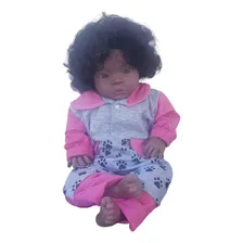 Boneca Reborn Negra Presente Natal Dia Das Crianças Foto mini 2