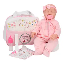 Boneca Reborn Realista 100% Silicone Cegonha Reborn Dolls Fábrica Foto mini 1