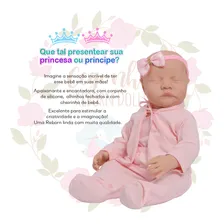 Boneca Reborn Realista 100% Silicone Cegonha Reborn Dolls Fábrica Foto mini 2