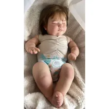 Boneca Reborn Realista Com Cabelo Bebe Kit Joseph Foto mini 3