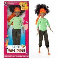 Boneca Susi Negra Coleção Adunni Estrela Rara Afro Exercito Foto mini 1