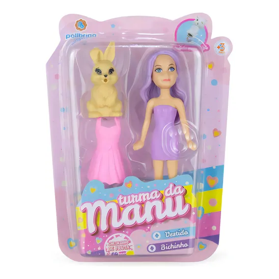 Boneca Turma Da Manu 9cm Sortido Foto 1