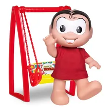 Boneca Turma Da Mônica Com Balanço Brinquedo Foto  mini 1
