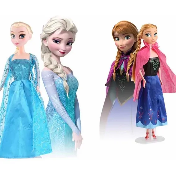 Bonecas Frozen, Ana E Elsa ,lindas, Cantam Música Lindas Foto 1