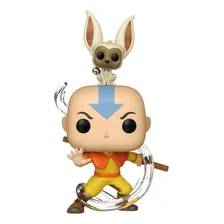 Boneco Aang Com Momo De Avatar Funko Pop Foto mini  3