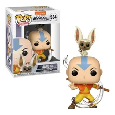 Boneco Aang Com Momo De Avatar Funko Pop Foto  mini 1