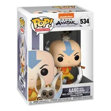 Boneco Aang Com Momo De Avatar Funko Pop Foto mini  2