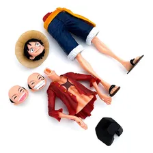 Boneco Action Figure Luffy One Piece Foto mini 2