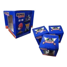 Boneco Action Figure Sonic Hedgehog Knuckles Tails C/caixa Foto mini  3
