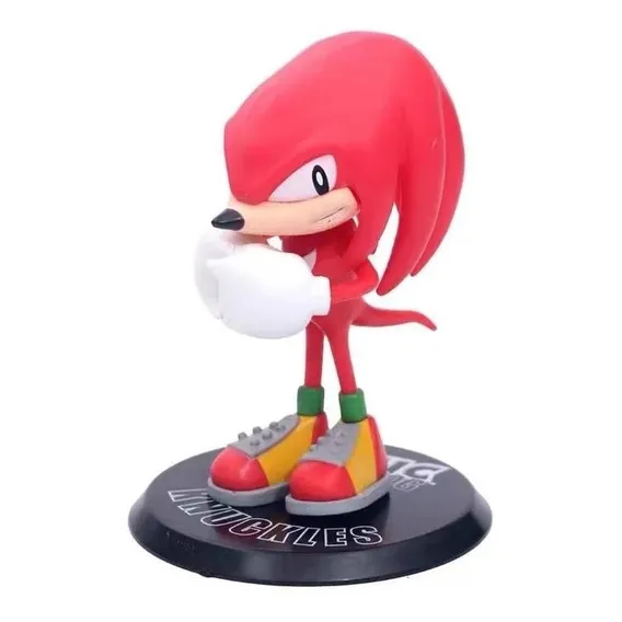 Boneco Action Figure Sonic Hedgehog Knuckles Tails C/caixa Foto 1