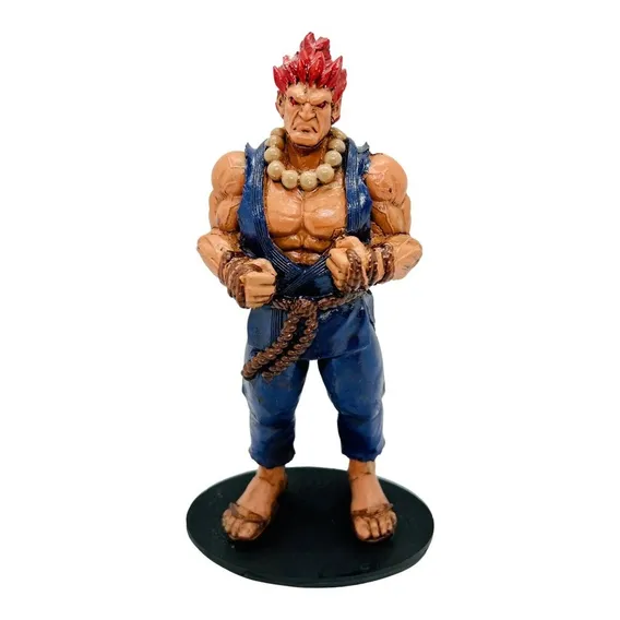 Boneco Akuma Street Fighter Estátua Colecionável Resina Foto 1