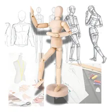 Boneco Articulado Motion Manequim Decoraçao Moda Arte Mangá Foto mini  2