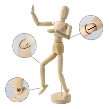 Boneco Articulado Motion Manequim Decoraçao Moda Arte Mangá Foto mini  3