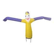 Boneco Biruta Med. 1,80m - Refil Cor Amarelo c/ azul Foto mini 1