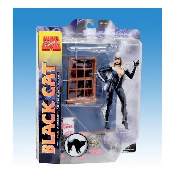 Boneco Black Cat - Marvel Select - Diamond Select Toys Foto 1