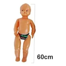 Bonecão Boneco Antigo 60cm Gigante Plastico Foto mini 1
