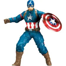 Boneco Capitao America 45cm Marvel Comics Gigante Mimo Foto mini 1
