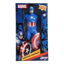 Boneco Capitão América Articulado 22cm Marvel Vingadores Foto mini 4