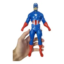 Boneco Capitão América Articulado 22cm Marvel Vingadores Foto mini 2
