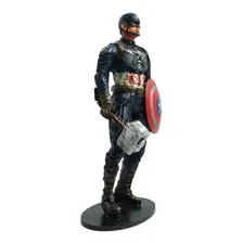 Boneco Capitão América 18cm + Escudo Capitão América 20cm Foto mini 3