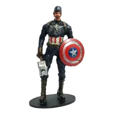Boneco Capitão América 18cm + Escudo Capitão América 20cm Foto mini 2
