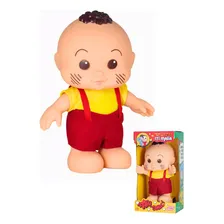 Boneco Cascão Iti Malia Turma Da Mônica 24cm Pequeno Fofinho Texfine Foto mini  3