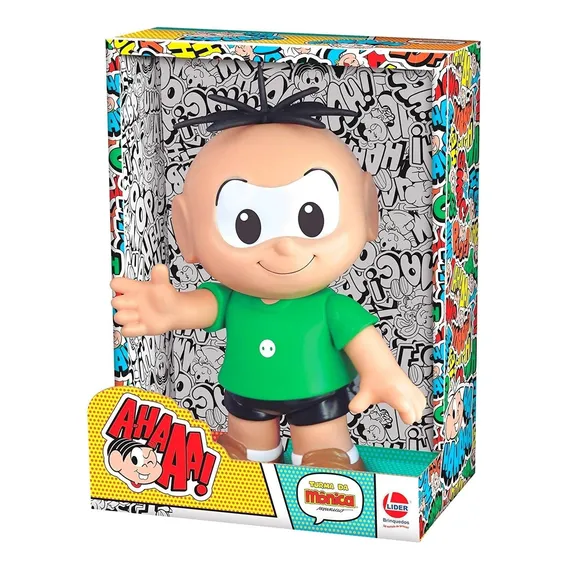 Boneco Cebolinha Grande De Vinil Turma Da Mônica - Líder Foto 1