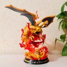 Boneco Charizard Pokemon Anime Estatueta Colecionavel 26 Cm Foto mini  3