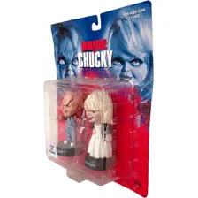 Boneco Chucky E Tiffany Heads Are Poseable Sideshow Raridade Foto mini 3