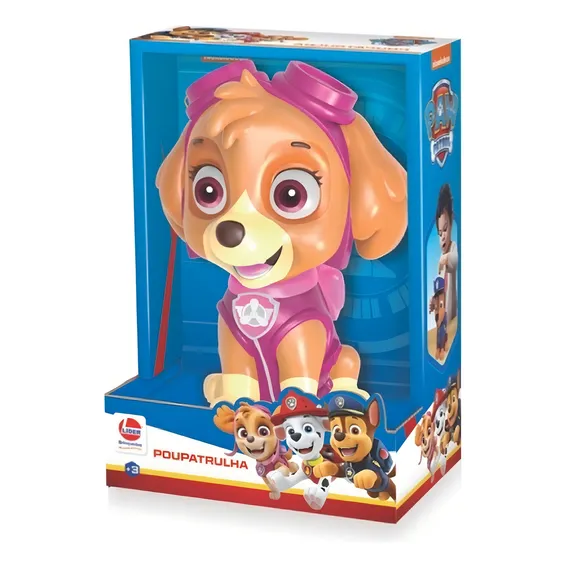 Boneco Cofrinho Patrulha Canina Skye - Lider 2972 Foto 1