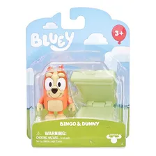 Boneco Colecionável 6cm Bluey - Bingo E Dunny Foto  mini 1