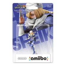 Boneco da coleção Amiibo Sheik Super Smash Bros Foto mini 1