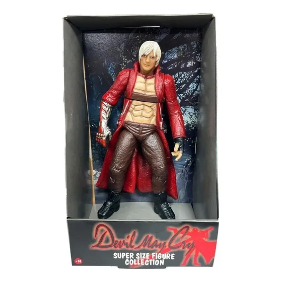 Boneco Dante Devil May Cry Action Figure Grande Na Caixa Foto 1