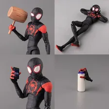 Boneco De Ação Do Homem-aranha Sentinel Miles Morales Cor Preto Foto mini 3