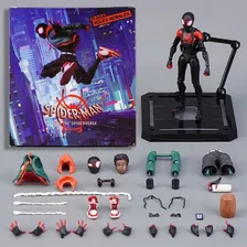 Boneco De Ação Do Homem-aranha Sentinel Miles Morales Cor Preto Foto mini 2