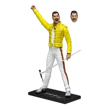 Boneco de jaqueta amarela Neca Freddie Mercury de 7 polegadas Foto mini 1