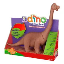 Boneco Dinossauro Braquiossauro 44cm Dino World - Cotiplas Foto  mini 1
