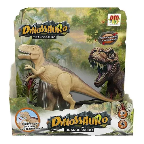 Boneco Dinossauro Tiranossauro Com Luz E Som Dm Foto 1