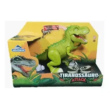 Boneco Dinossauro Tiranossauro Rex Attack Com Som E Luz Foto mini 1