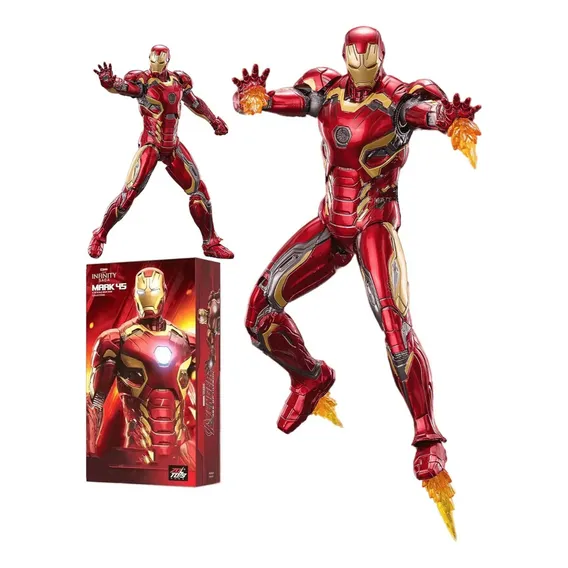 Boneco do Homem de Ferro Mark 45 Zd Toys Foto 1