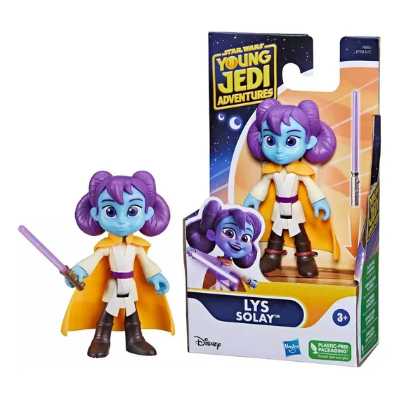 Boneco do Jovem Jedi Lys Solay em Star Wars - Hasbro Foto 1