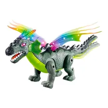 Boneco Dragossauro Dinossauro C/ Som, Luz E Movimento Anda Foto mini 2