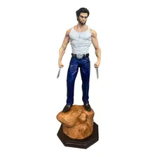 Boneco Estátua Logan X Wolverine Em Resina 37cm X-men Foto mini 1