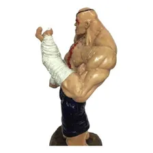 Boneco Estátua Sagat Em Resina 30cm Street Fighter Foto mini 3