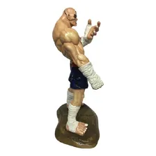 Boneco Estátua Sagat Em Resina 30cm Street Fighter Foto mini 2