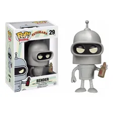 Boneco Funko Pop! Animation Vinyl Futurama Bender Desenho Foto mini 1