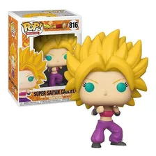 Boneco Funko Pop Dragon Ball Super Saiyan Caulifla 816 Foto mini  3