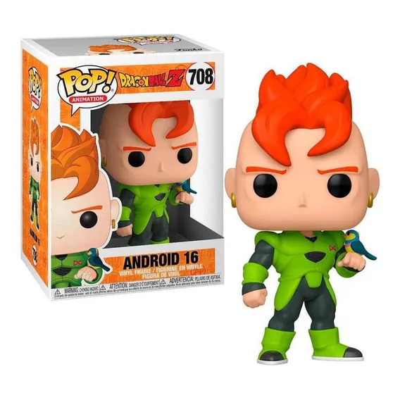 Boneco Funko Pop Dragon Ball Z Androide 16 Android #708 Foto 1