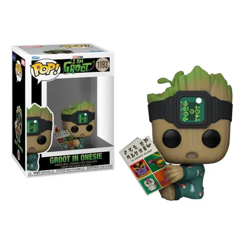 Boneco Funko Pop Eu Sou Groot Avengers Vingadores Marvel Foto 1